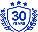 30년 경력 아이콘